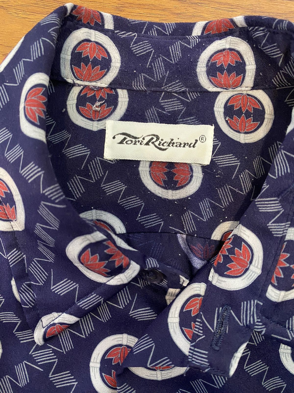 Tori Richard Vintage 70’s 80’s Tori Richard shirt Hawaiian Crest Lotus Size US L / EU 52-54 / 3 - 2 Thumbnail