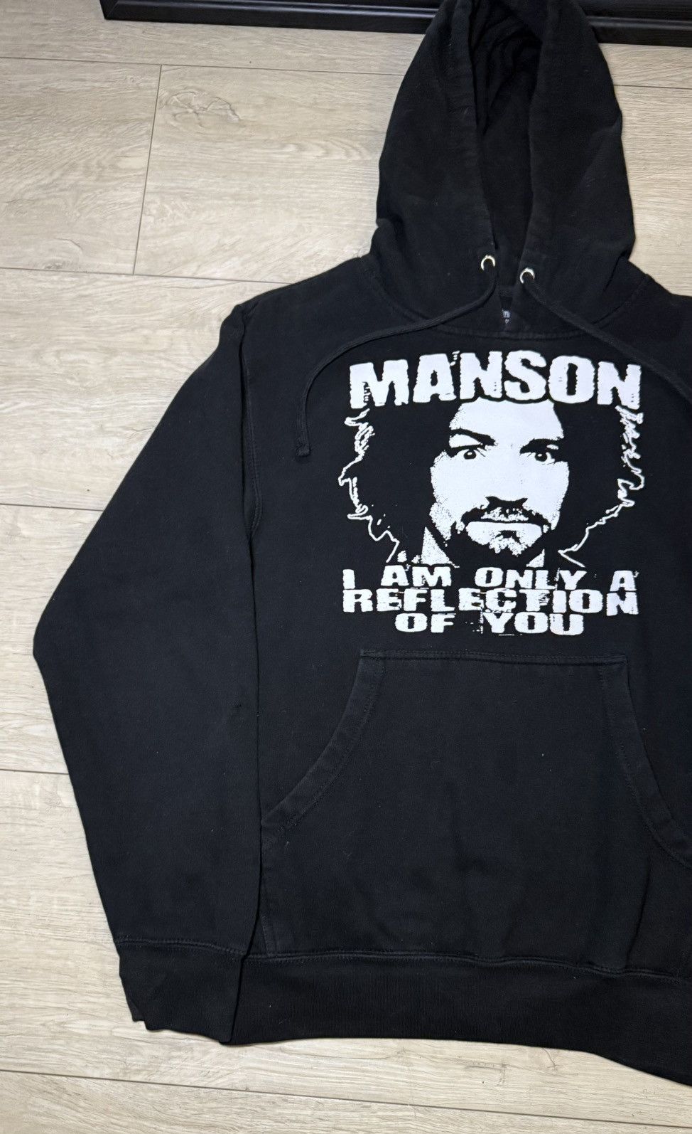 Other Vintage / Y2K Charles Manson Portrait Hoodie Size US S / EU 44-46 / 1 - 3 Thumbnail
