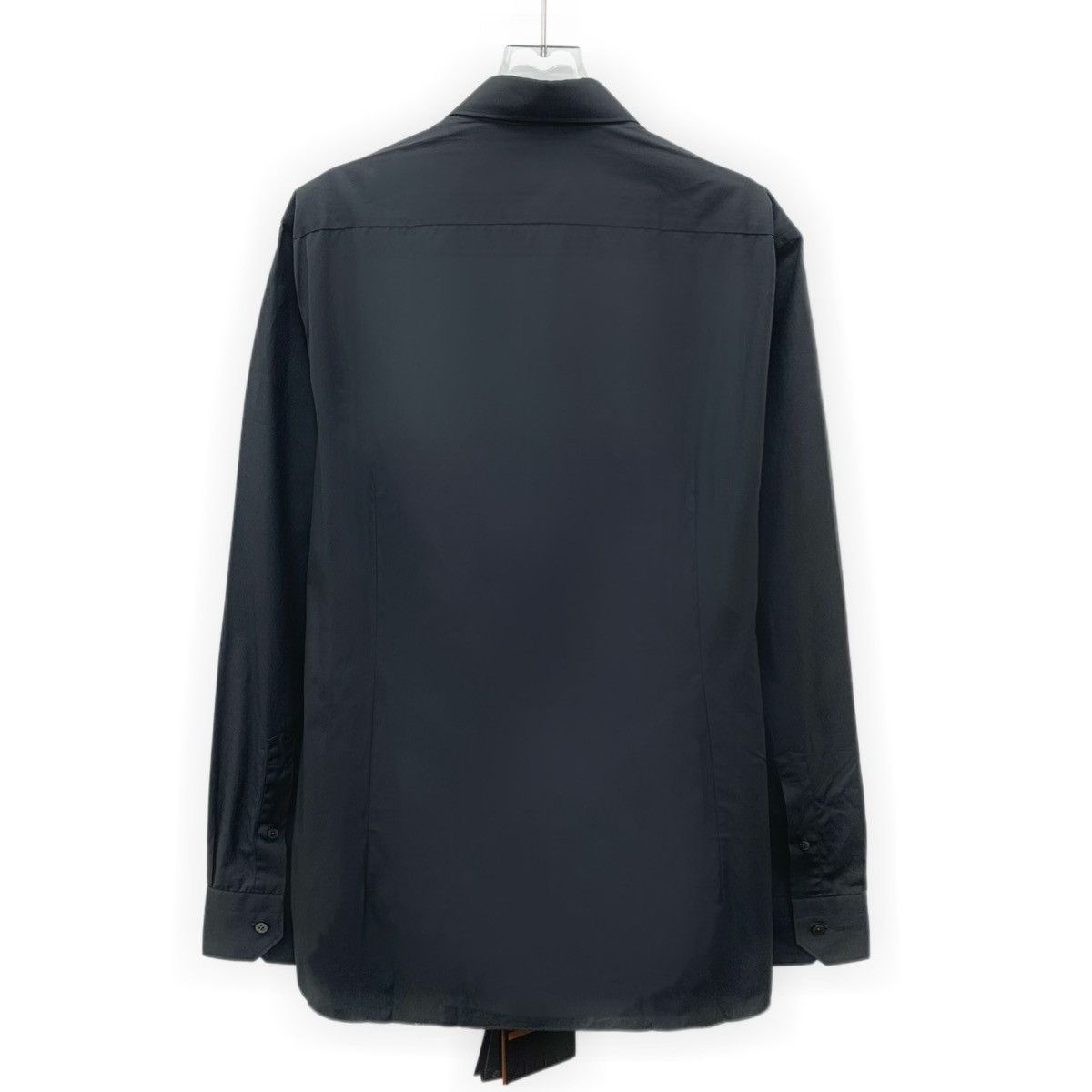 Z Zegna Zegna Black Collared Single-breasted Long Sleeve Shirt K26WX Size US XXS / EU 40 - 2 Thumbnail