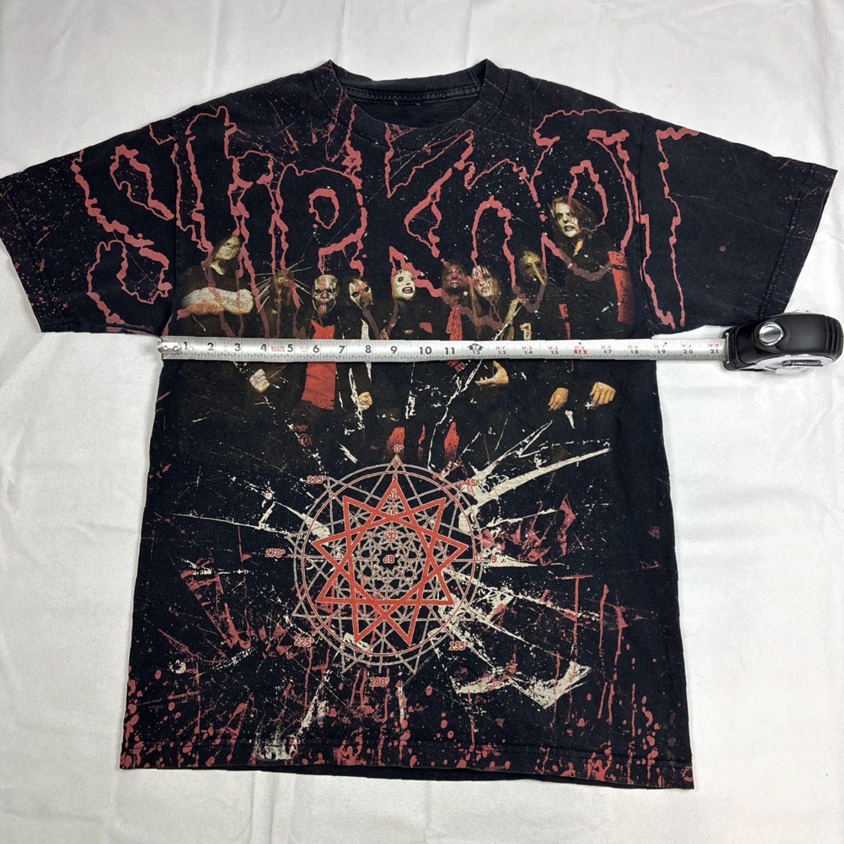 Vintage VINTAGE Slipknot T-Shirt Black Crew Neck Short Sleeve Men M Graphic Print 90s Music Size US M / EU 48-50 / 2 - 7 Thumbnail