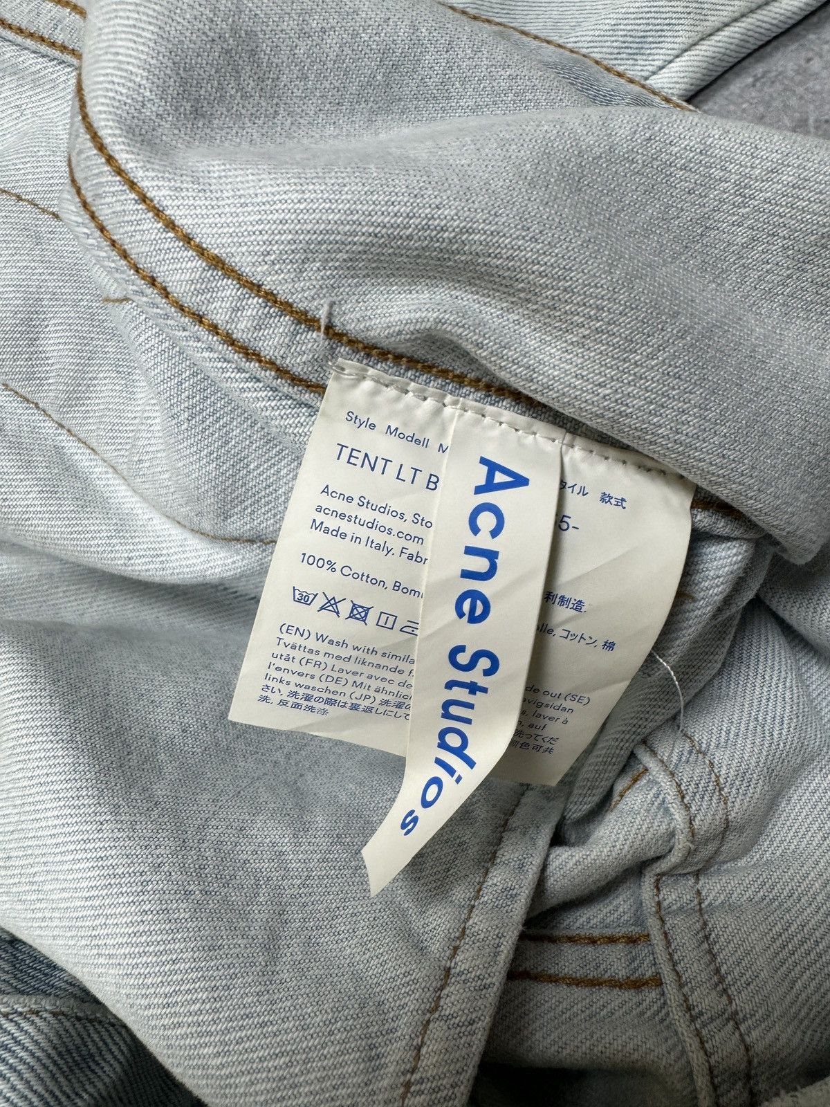 Acne Studios Acne Studios Bla Konst vintage denim jacket Size US M / EU 48-50 / 2 - 9 Thumbnail