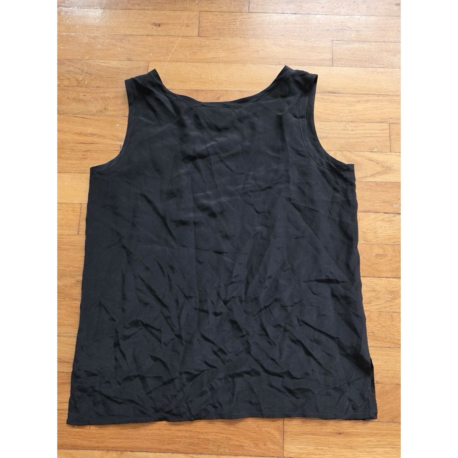 & Other Stories Spenser Black Pullover Top Tank Blouse Silk Size M A001086 Size M / US 6-8 / IT 42-44 - 5 Thumbnail