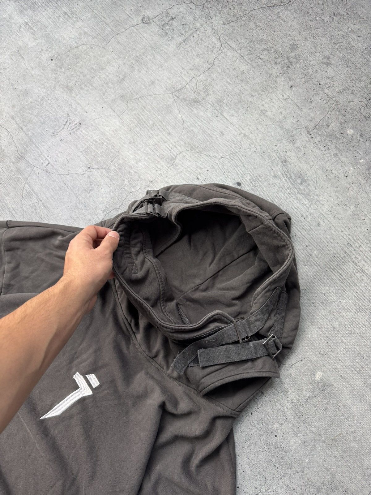 Japanese Brand VTG If Six Was Nine Hysteric Rick Owens Style Ninja Hoodie Size US XL / EU 56 / 4 - 5 Thumbnail