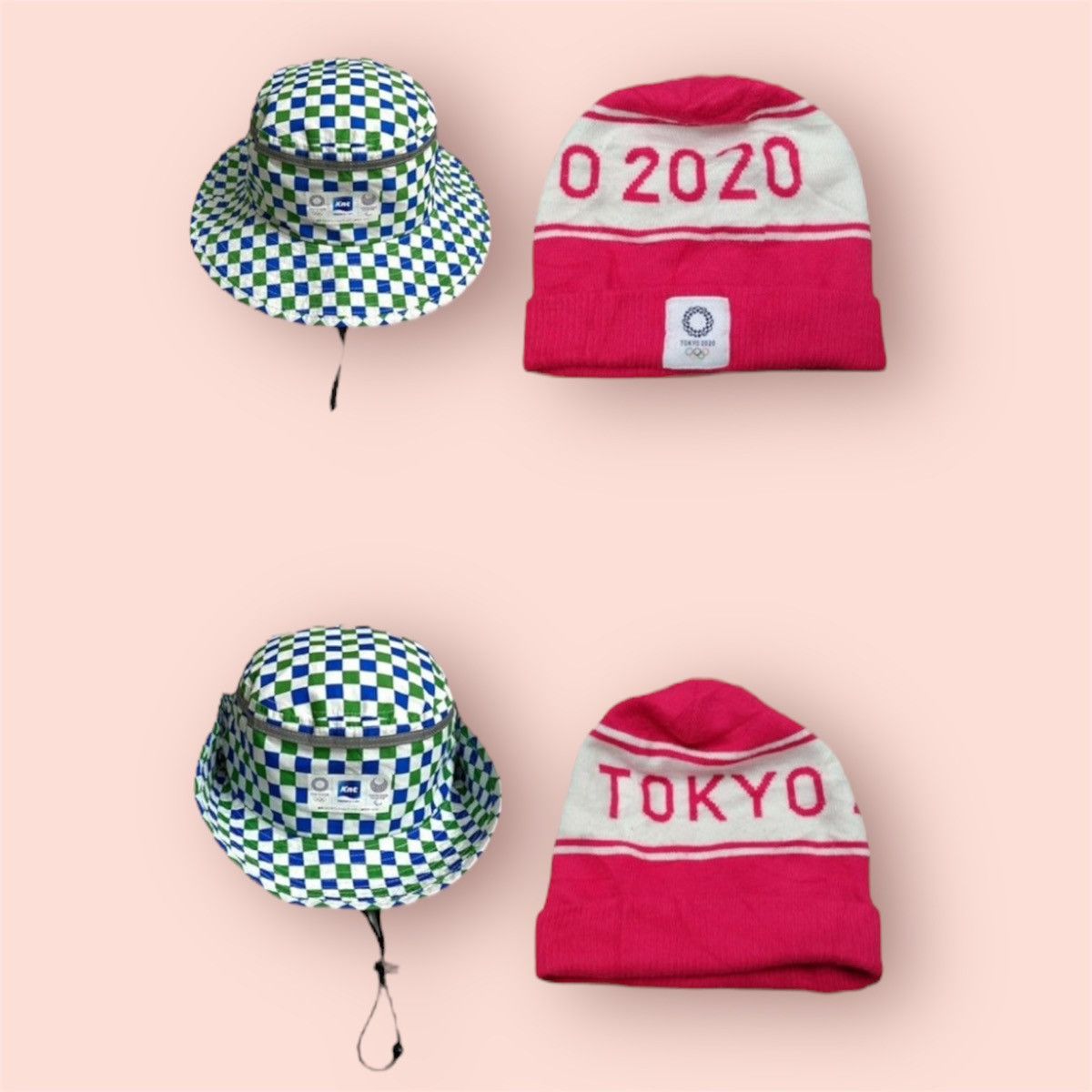 Japanese Brand BUNDLE 2 PIECES OF TOKYO 2020 OLYMPIC GAMES HATS Size ONE SIZE - 15 Thumbnail