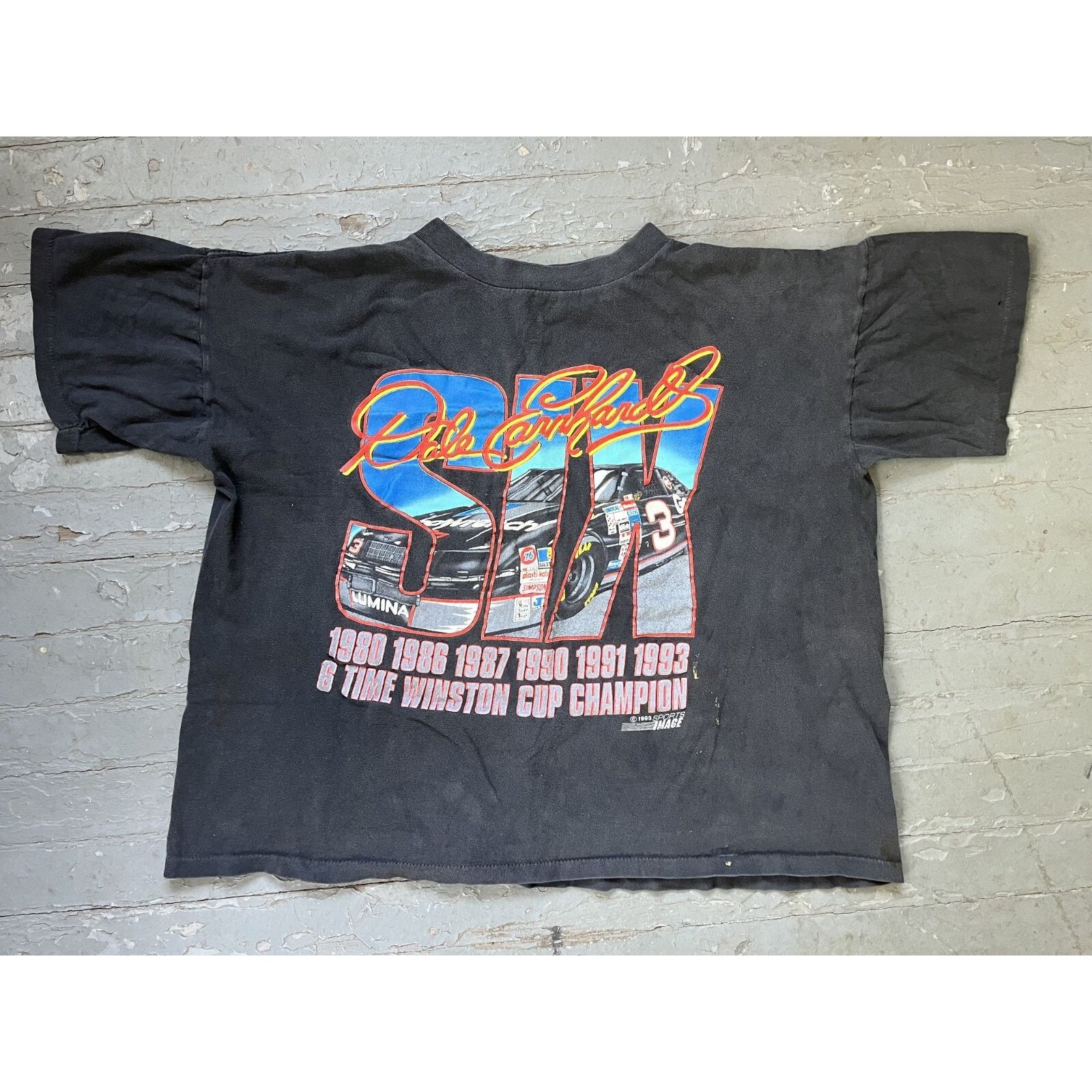 NASCAR × Vintage 1993 Sports Image Vintage Dale Earnhardt 6 Time Champion XL Size US XL / EU 56 / 4 - 1 Thumbnail