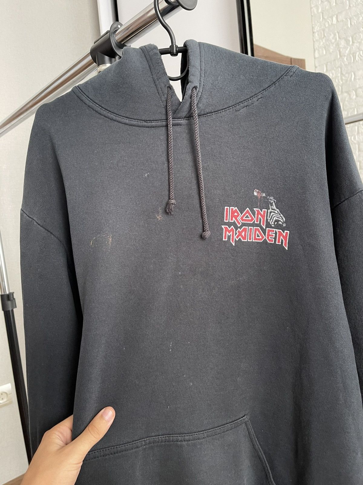 Iron Maiden Iron Maiden Killers Vintage Hoodie 90s Size US XL / EU 56 / 4 - 17 Thumbnail