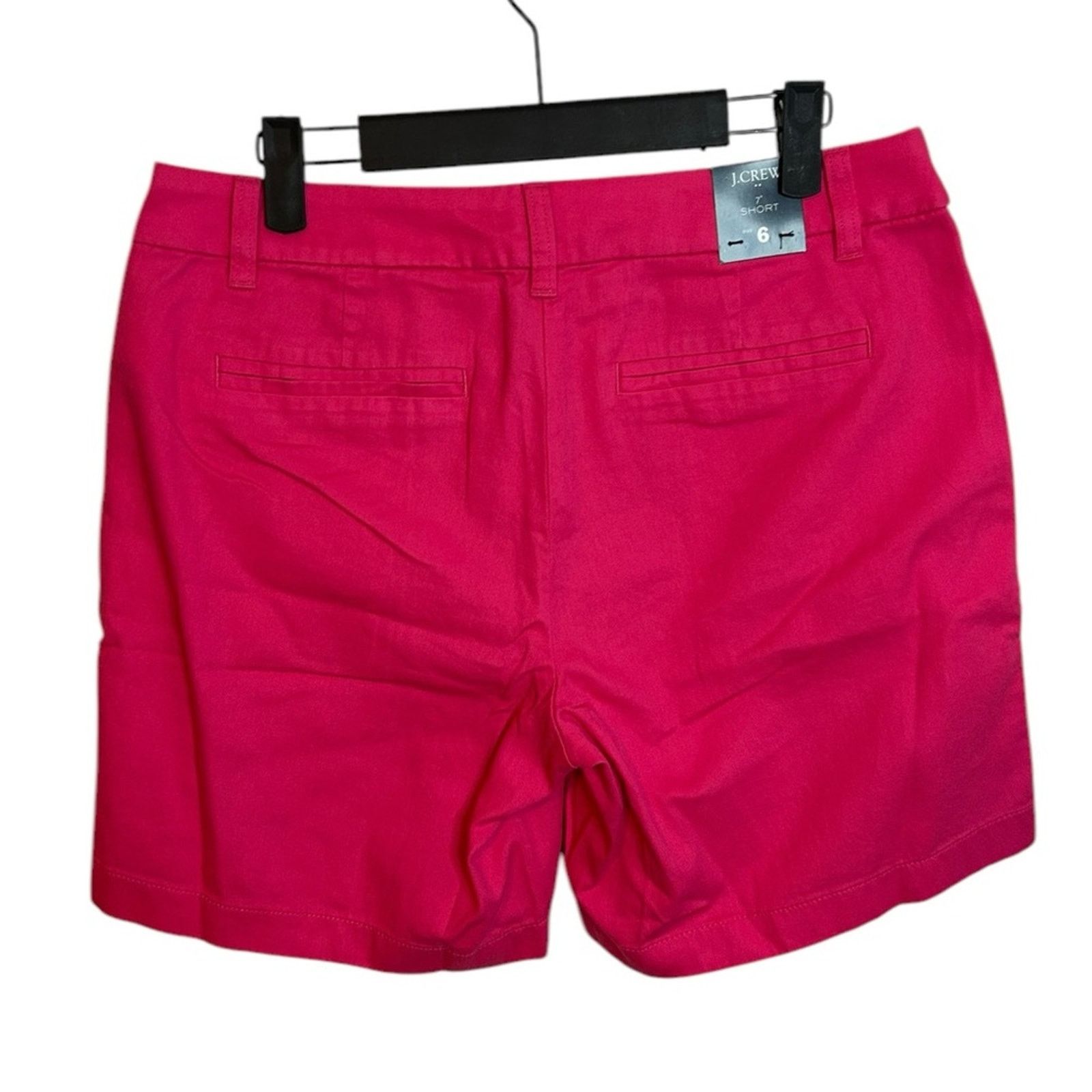 J.Crew NWT J.Crew Pink 7” Classic Chino Shorts Size 28" / US 6 / IT 42 - 2 Thumbnail