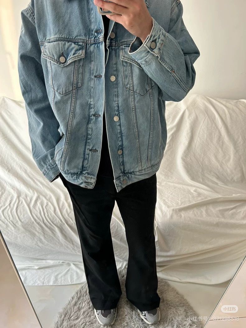 Acne Studios Acne Studios Washed blue denim jacket Size US XS / EU 42 / 0 - 8 Thumbnail