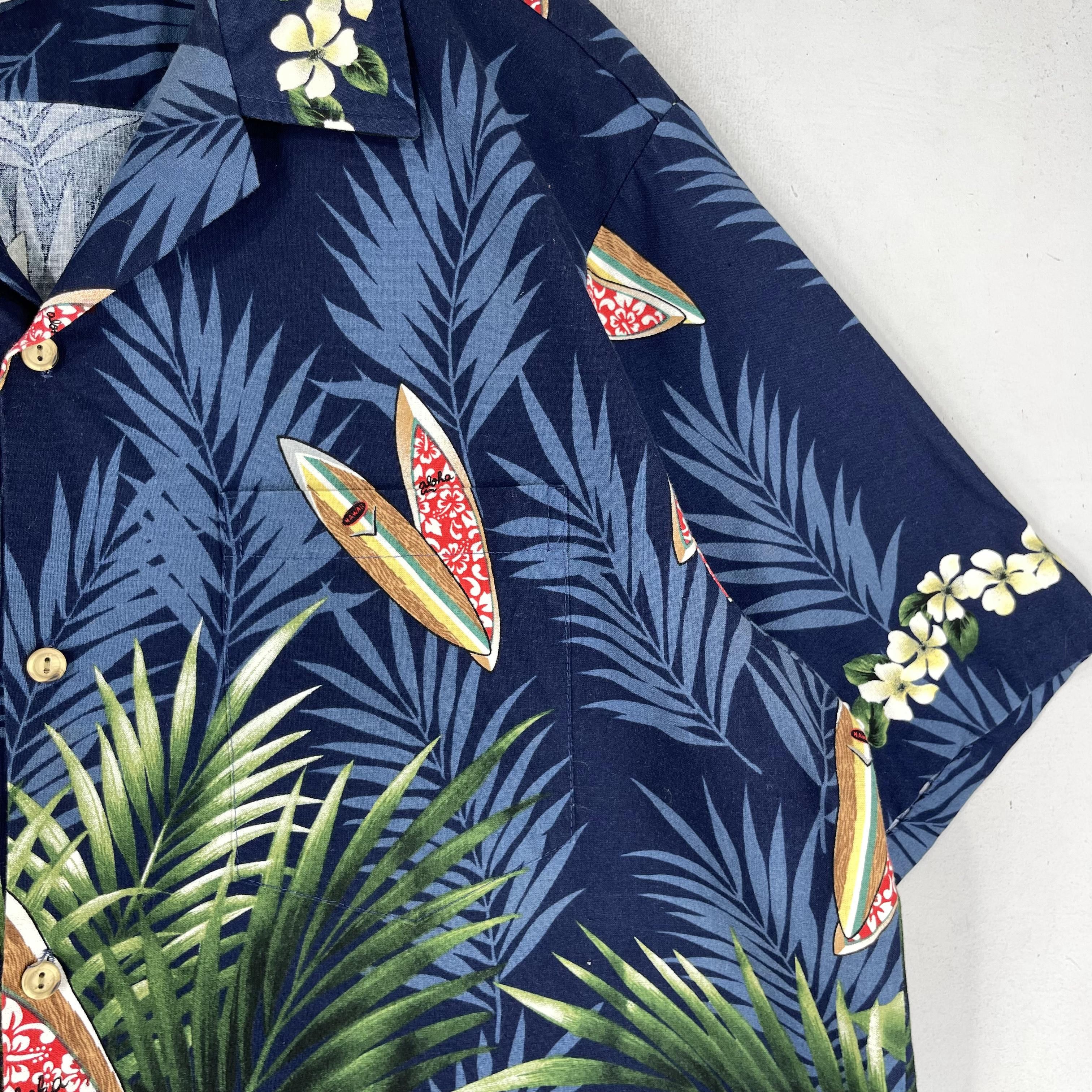 Vintage Vintage RJC Hawaii Tropical Classic Cars Motive Shirt Size US XL / EU 56 / 4 - 3 Thumbnail