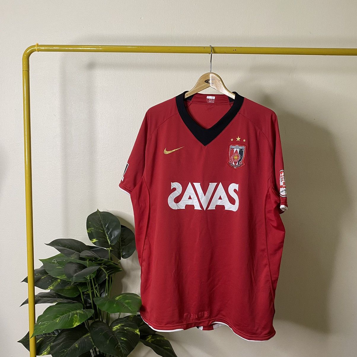 Nike Vintage 2008 Nike Urawa Red Diamonds 2008 Home Kit Jersey Size US XXL / EU 58 / 5 - 1 Thumbnail