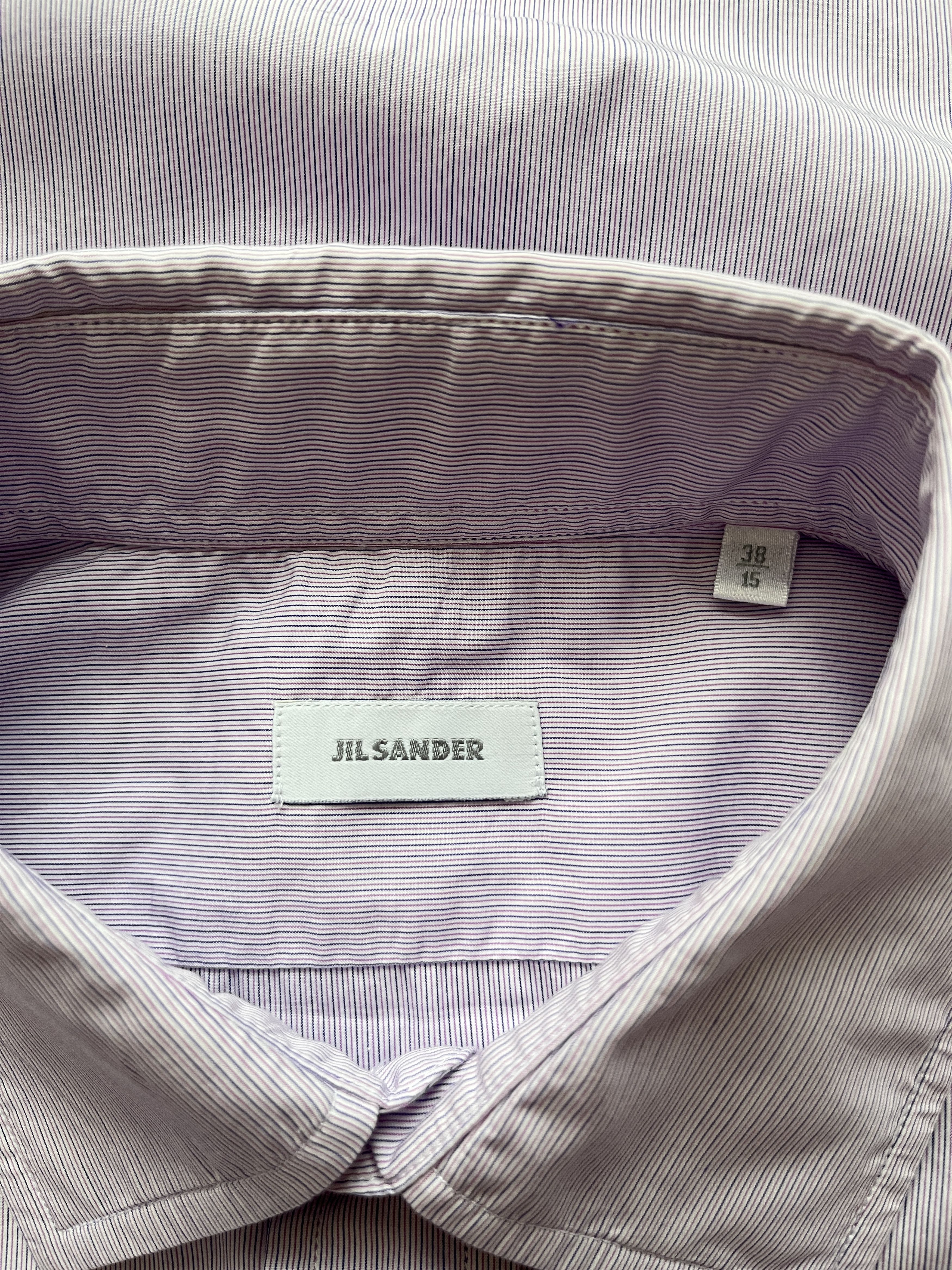 Jil Sander ⚡️QUICK SALE⚡️2009 Jil Sander Pink Striped Button Up Shirt Size US S / EU 44-46 / 1 - 3 Thumbnail
