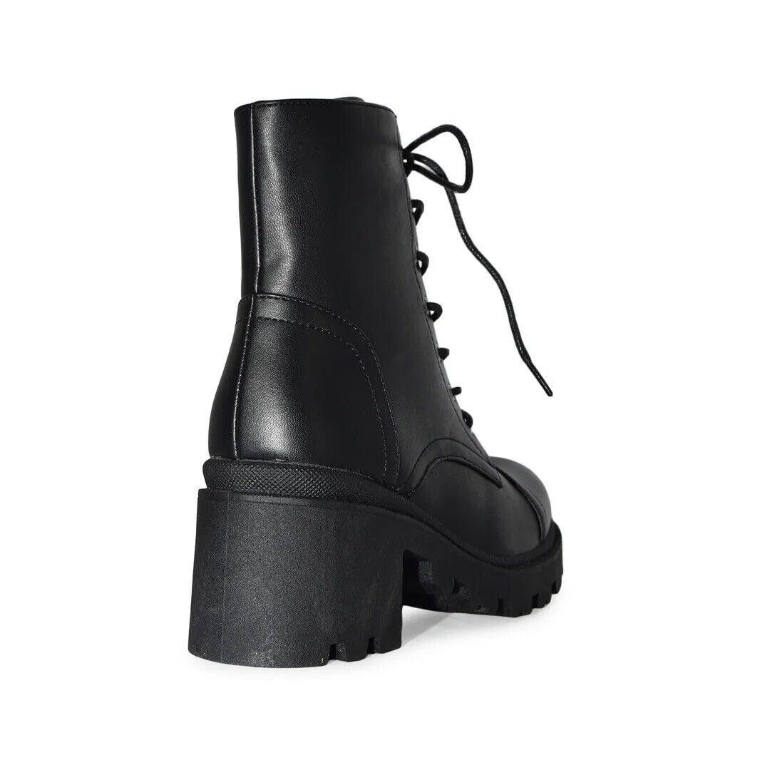 Designer Black Combat Boots Wild Diva Dolls Kill Size 6 Size US 6 / IT 36 - 6 Thumbnail
