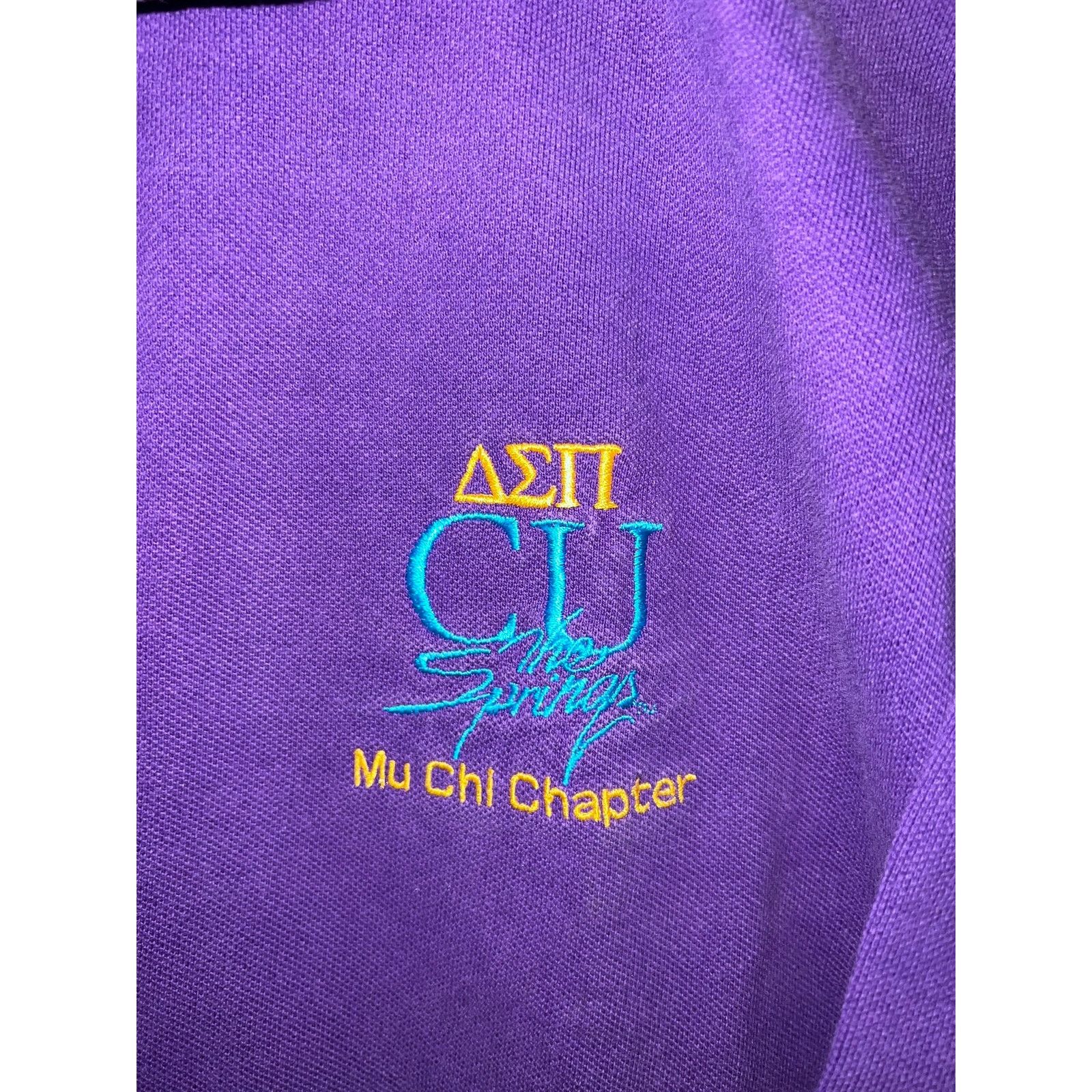 Fruit Of The Loom Vintage Mu Chi Polo Shirt CU The Springs Chapter Top 90s L Size US L / EU 52-54 / 3 - 2 Thumbnail