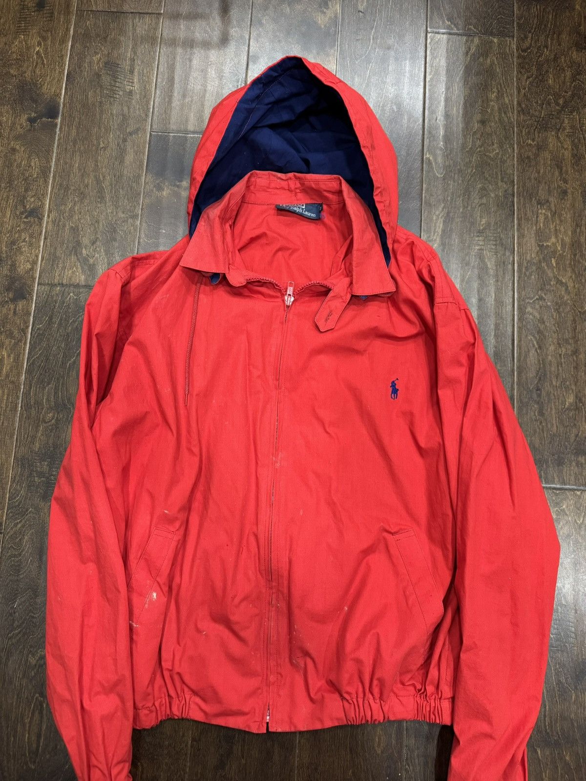 Polo Ralph Lauren Vintage Red Ralph Lauren Polo Rain Jacket Size US L / EU 52-54 / 3 - 2 Thumbnail