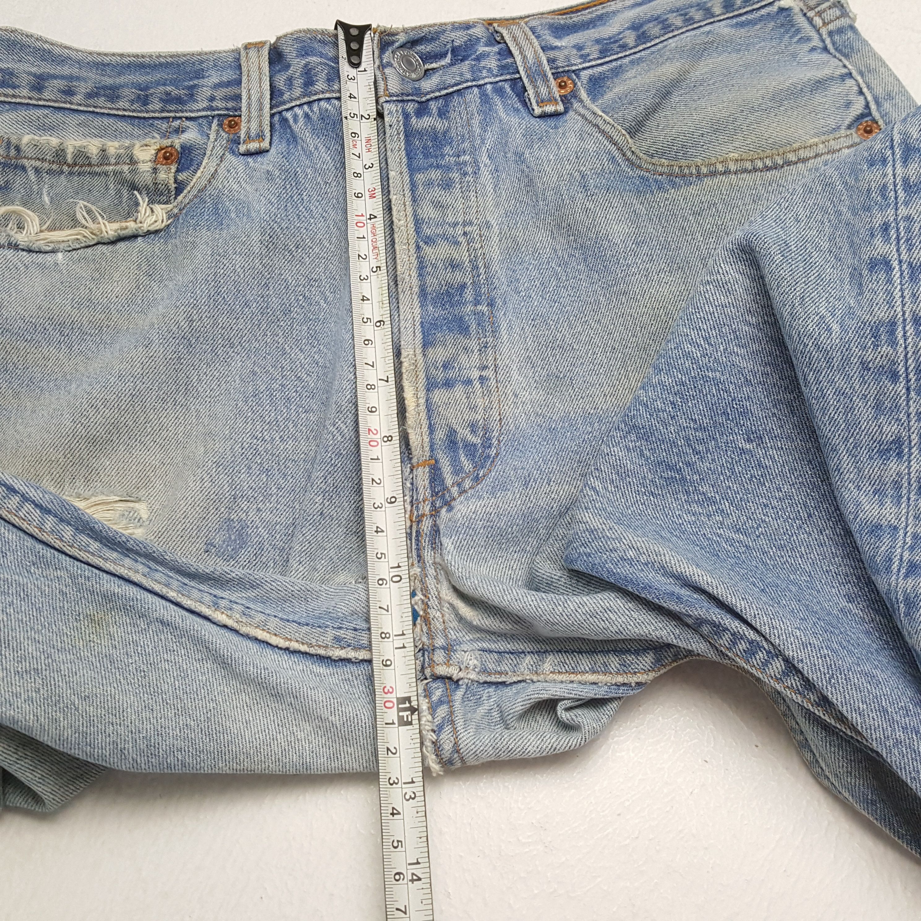 Levi's × Vintage LEVI'S 501 Daily Streetwear Style Distressed Jeans Size US 31 - 8 Thumbnail