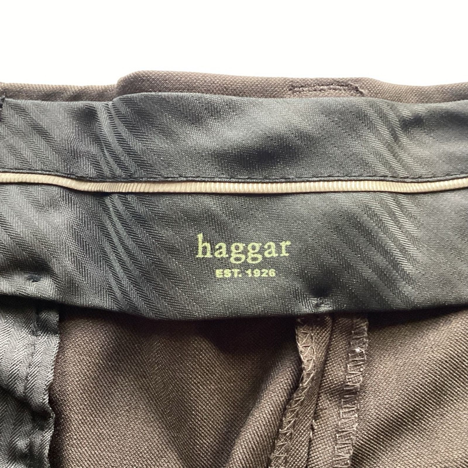 Haggar Men's Haggar® Classic Fit Flat Front Pants Size 38R - 3 Thumbnail