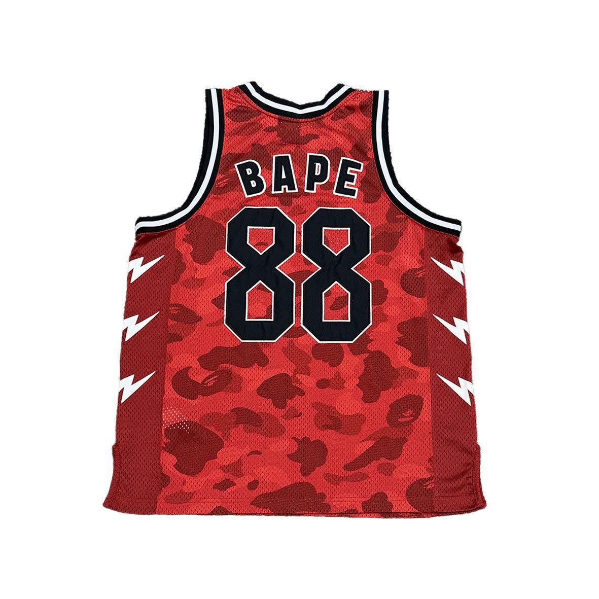 Bape BAPE basketball jersey Red camo Size US L / EU 52-54 / 3 - 2 Thumbnail