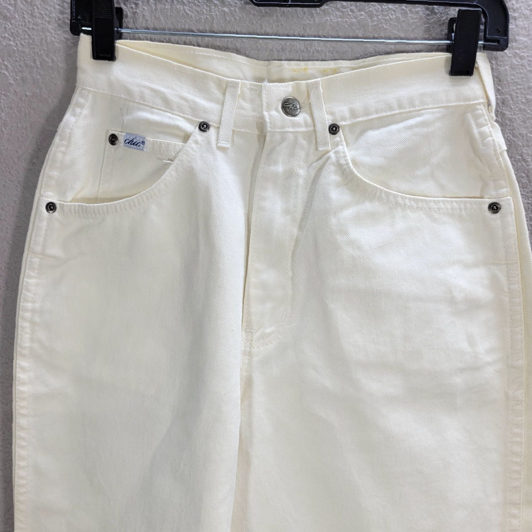 Vintage VINTAGE CHIC Jeans Shirt? Size 30" / US 8 / IT 44 - 7 Thumbnail
