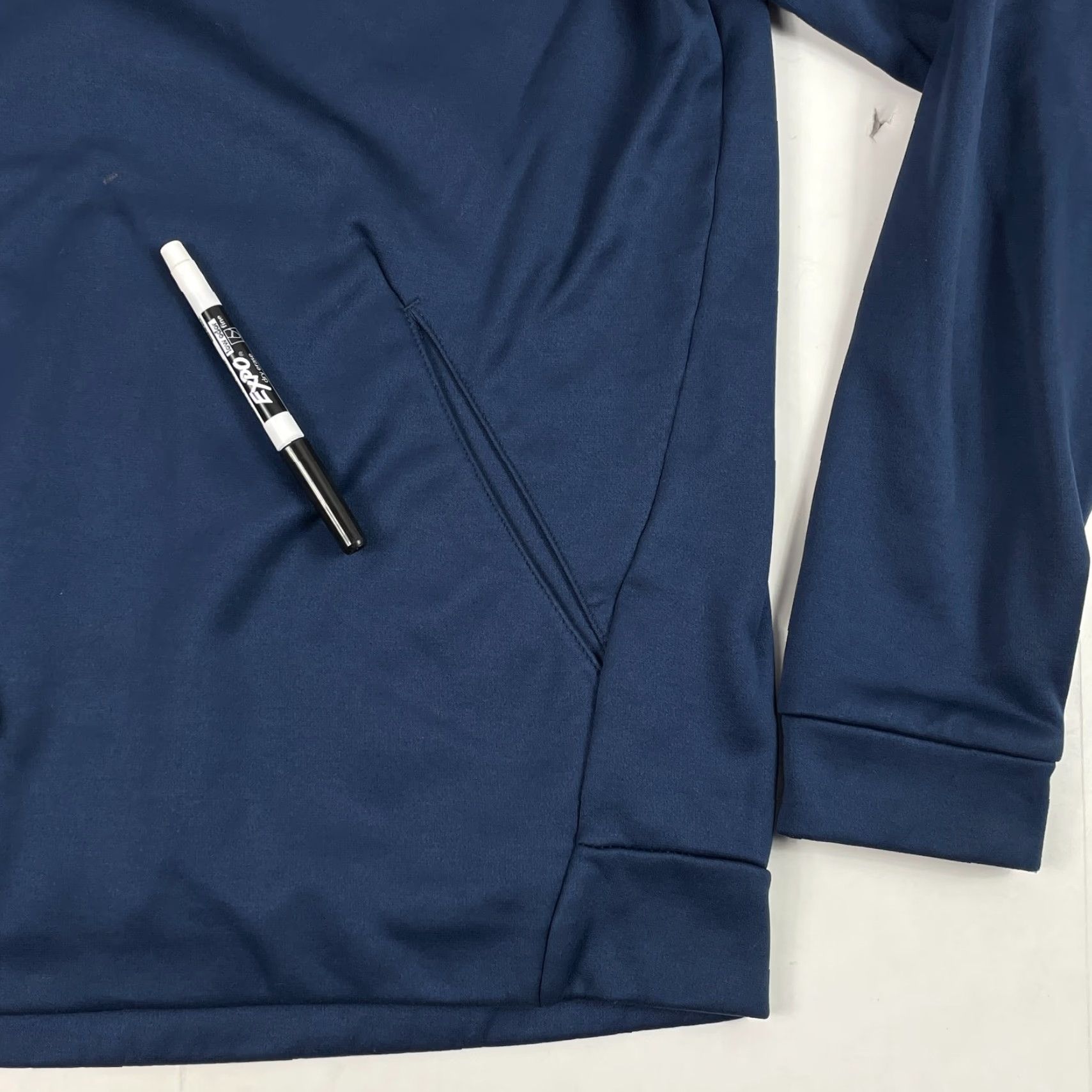 Nike Nike Hoodie Men Medium Blue Dri-Fit Mock Neck Pullover Lined Workout Gym Running Size US M / EU 48-50 / 2 - 4 Thumbnail