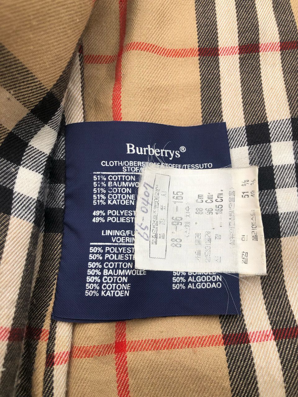 Burberry × Vintage 1980s Vintage Burberrys Nova Check Long Jacket Size US M / EU 48-50 / 2 - 5 Thumbnail