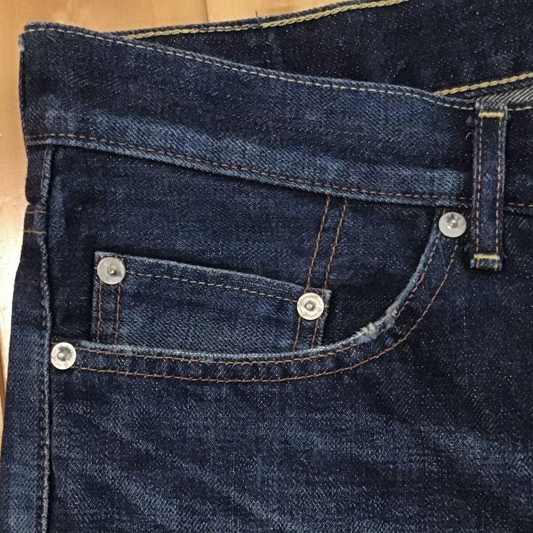 Bape BAPE LOGO Damaged Denim Pants a bathing ape NIGO ★size S Size US 30 / EU 46 - 6 Thumbnail