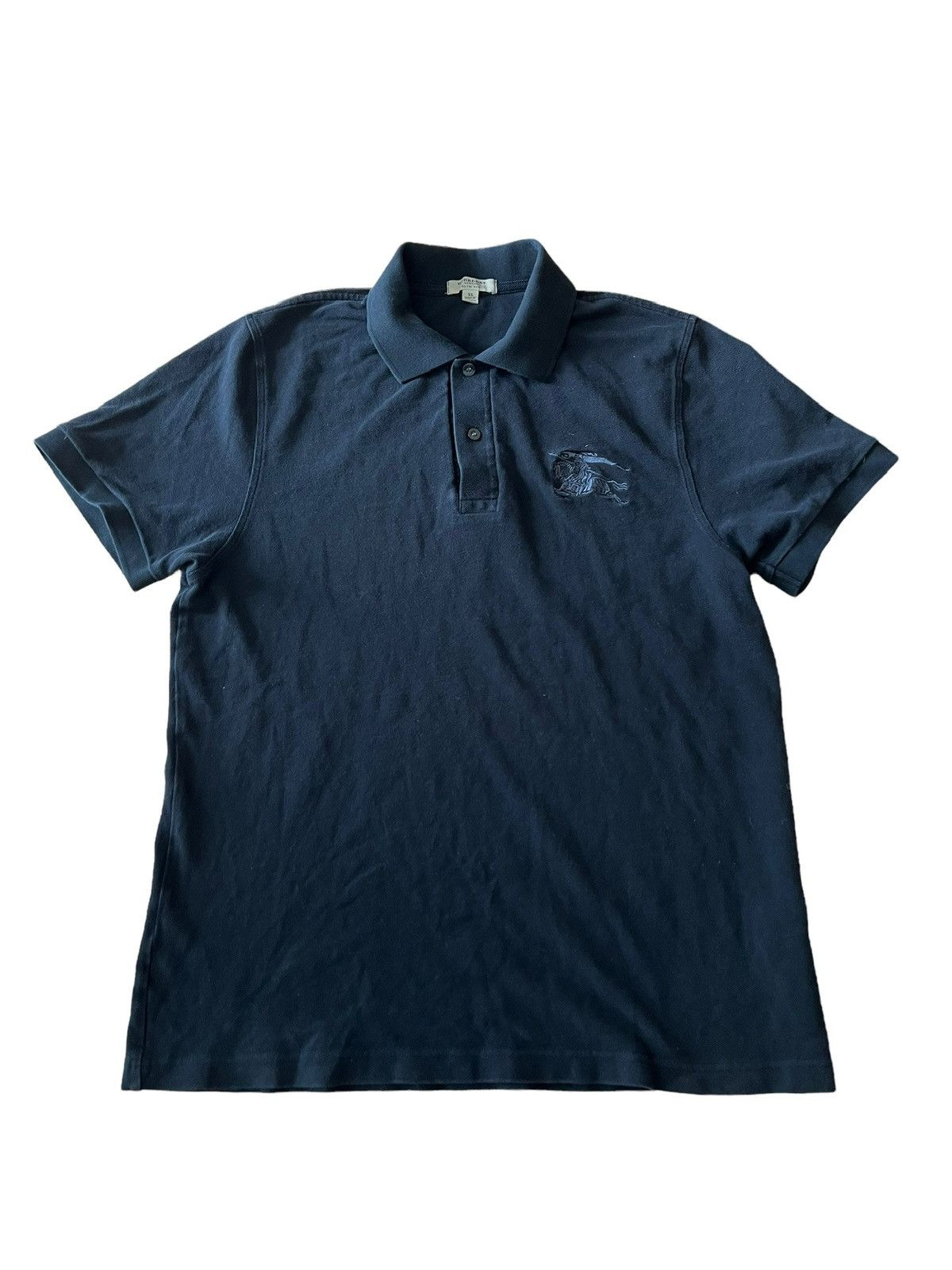 Burberry × Designer × Vintage Burberry London Slim Fit Polo Shirt Black Men’s XL Size US XL / EU 56 / 4 - 2 Thumbnail