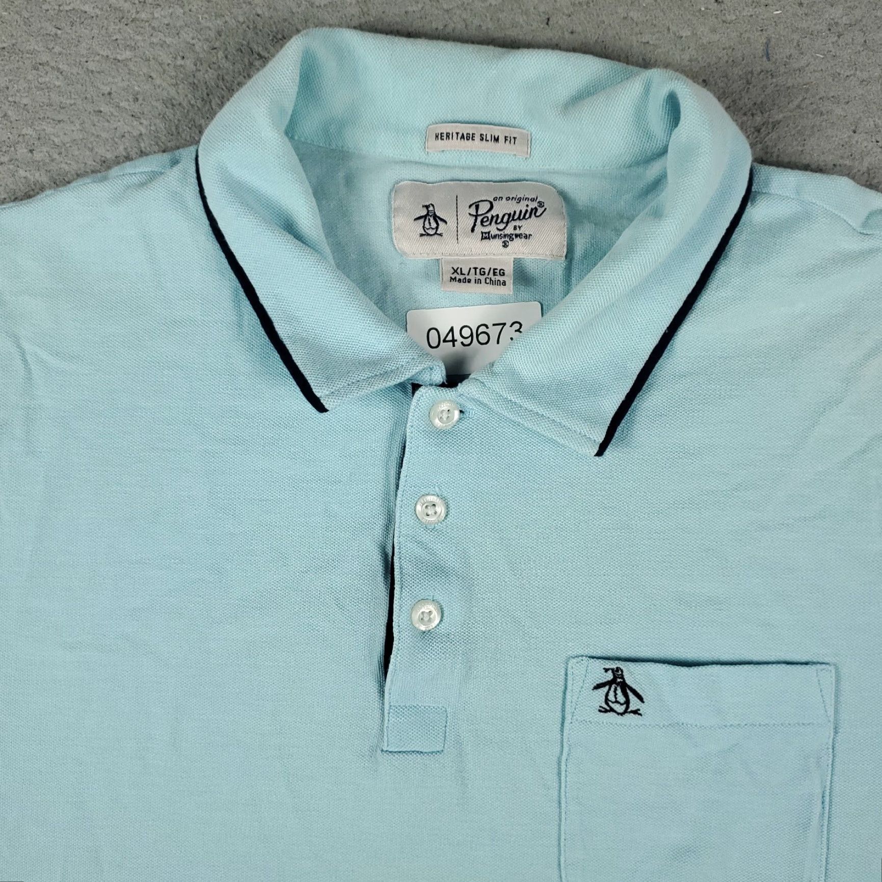 Original Penguin VINTAGE Original Penguin Polo Shirt Mens XL Blue Short Sleeve Casual Blue Polo XL Mens Shirts 90s Preppy American Classic Sports Size US XL / EU 56 / 4 - 2 Thumbnail