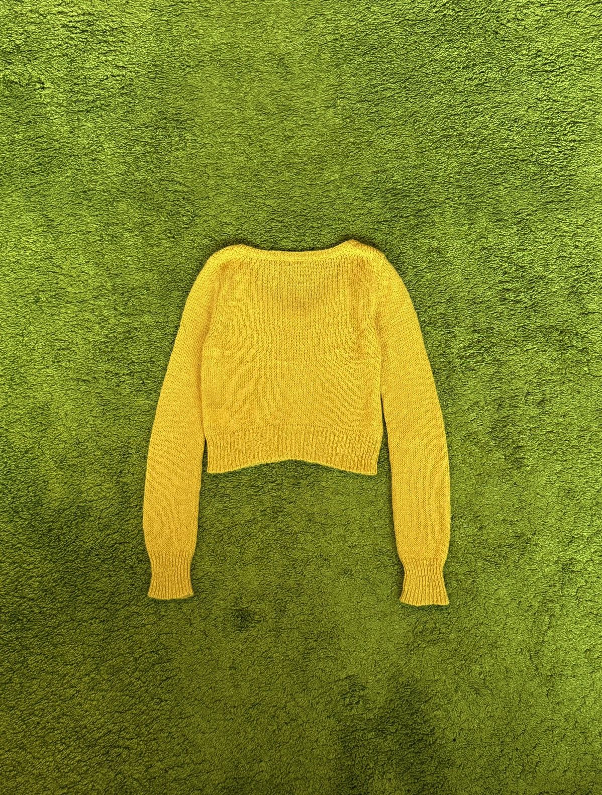 Designer × Dries Van Noten Dries Van Noten avant garde alpaca wool blend cardigan Size S / US 4 / IT 40 - 2 Thumbnail