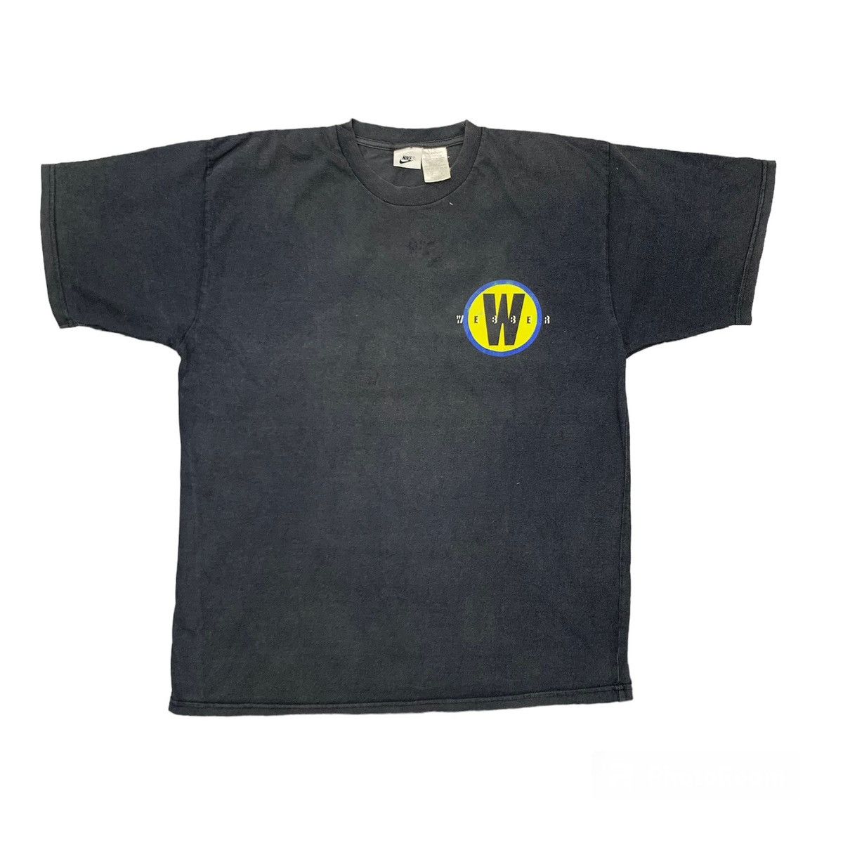 Nike Vintage 90s Trashed Faded Chris Webber Nike Tshirt Size US L / EU 52-54 / 3 - 2 Thumbnail