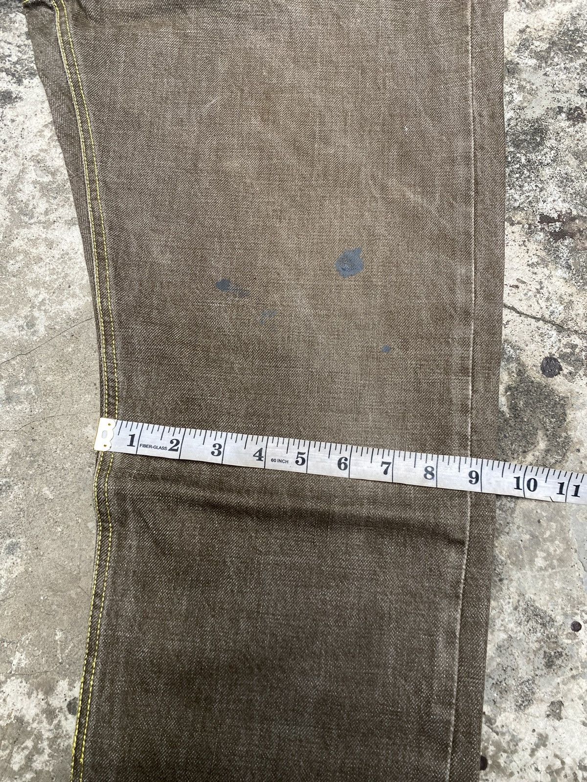 Japanese Brand Japanese Brand Doarat Inc Barrel Brown Denim Pants Size US 32 / EU 48 - 10 Thumbnail