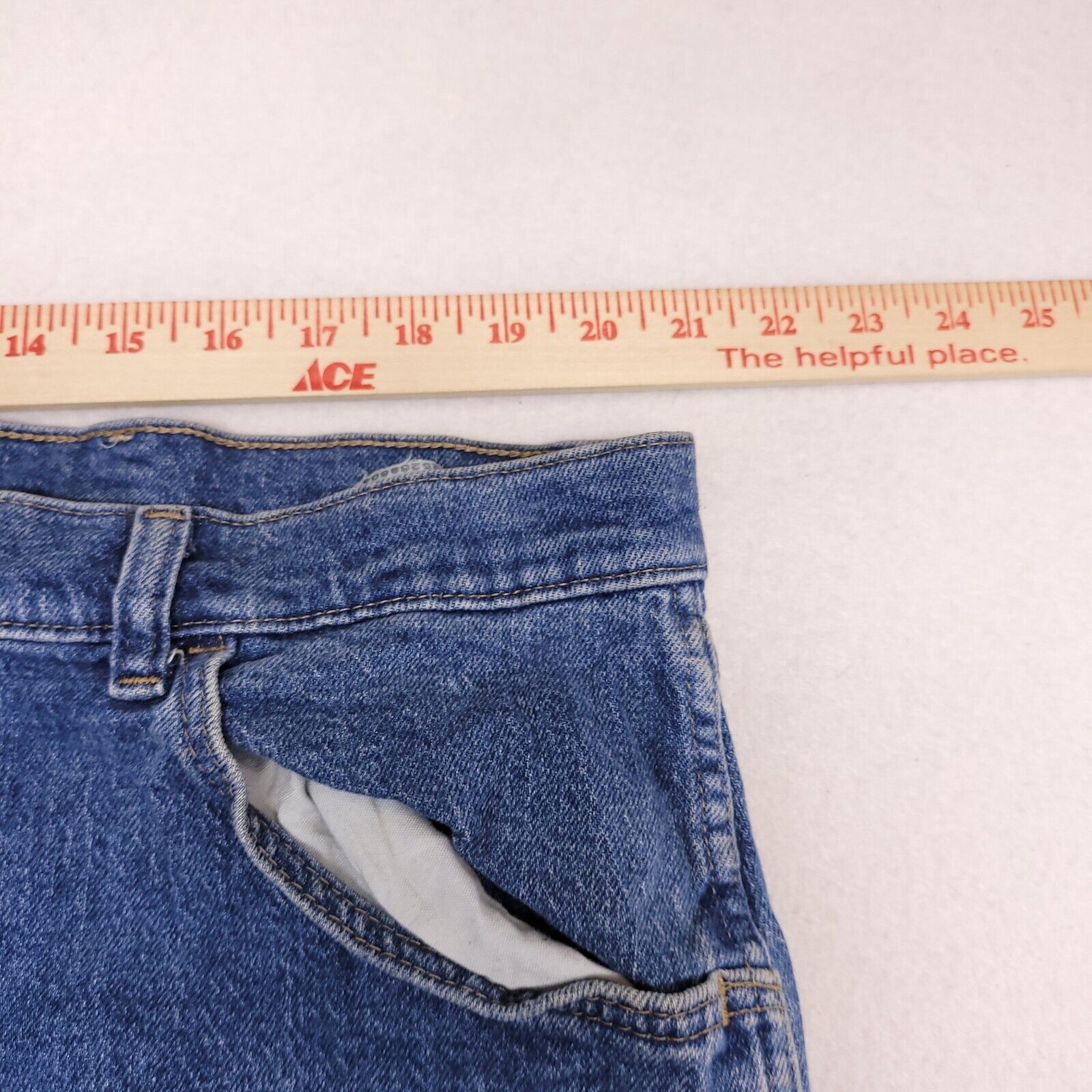 Wrangler Wrangler Casual Button Zip Denim Jeans Mens Size 44x30 Blue Size US 44 / EU 60 - 7 Thumbnail