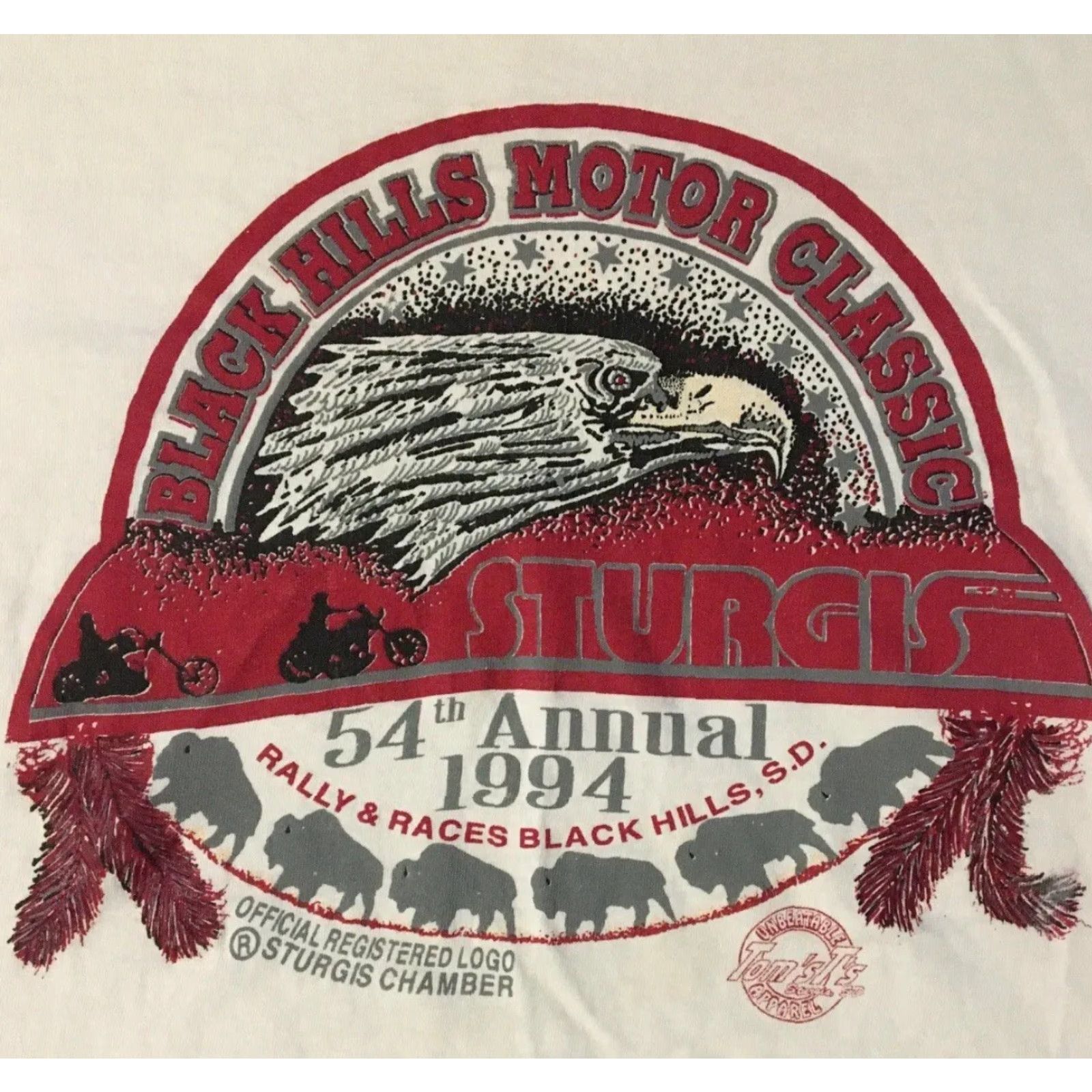 Vintage Vtg 90s Sturgis Rally Faded Eagle Shirt M USA Biker Grunge Motorcycle Harley 80s Size US M / EU 48-50 / 2 - 3 Thumbnail