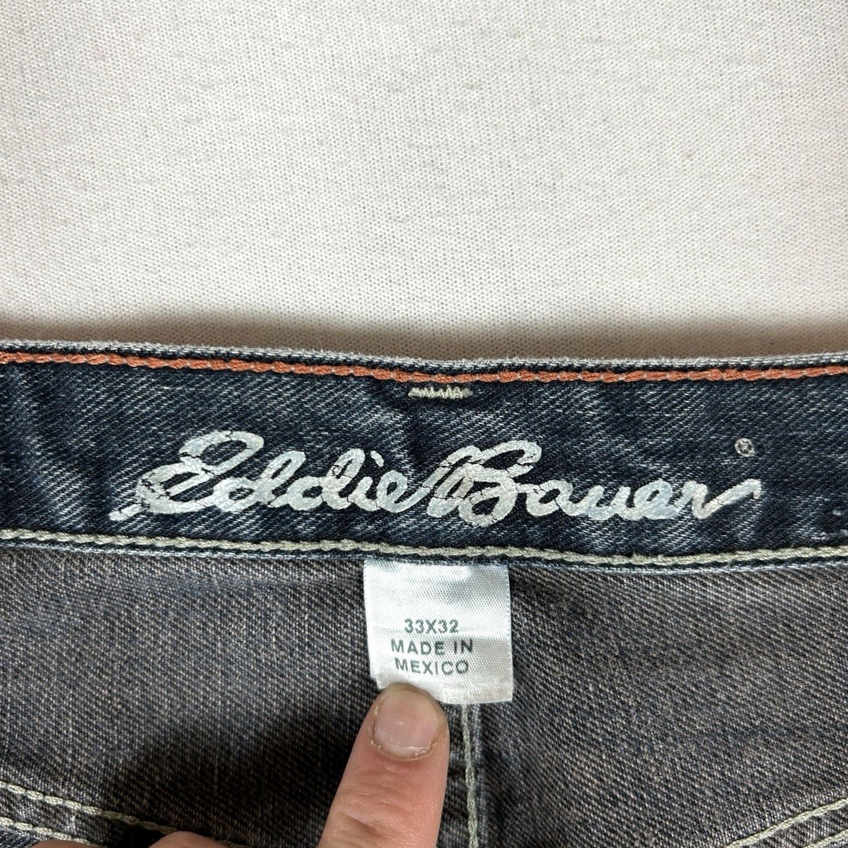 Eddie Bauer Eddie Bauer Slim Fit Jeans Men's 33x32 Cotton Medium Wash Denim Size US 33 - 5 Thumbnail
