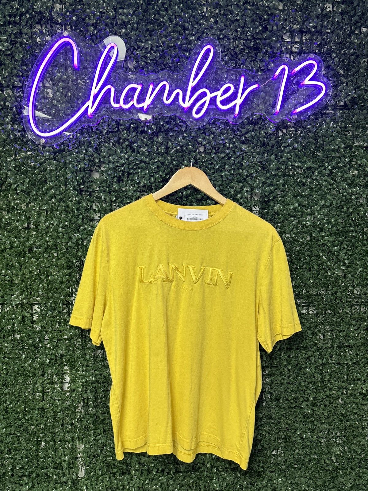 Lanvin Lanvin Tee Yellow Small Size US S / EU 44-46 / 1 - 1 Thumbnail