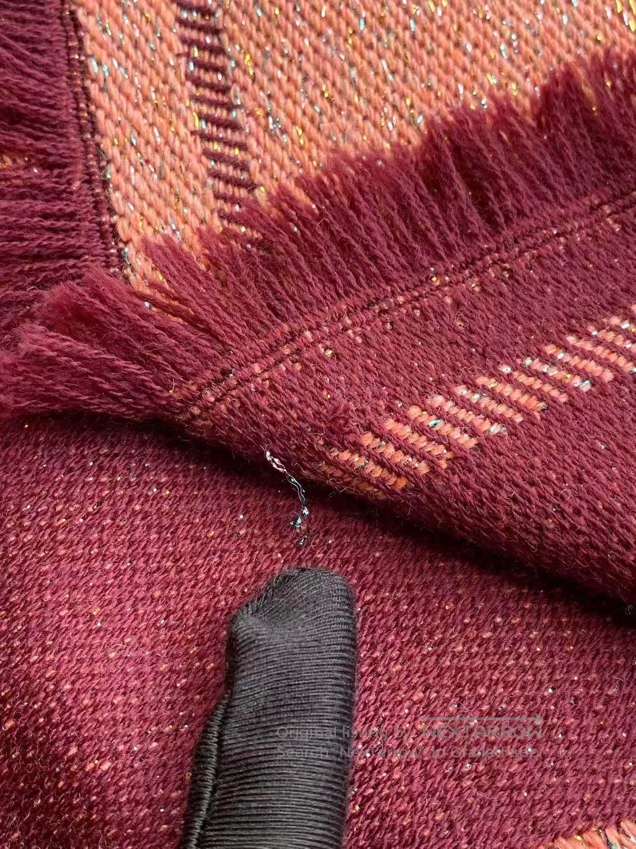 Gucci Guicci The old flower is full of printed wool scarves| Size ONE SIZE - 7 Thumbnail