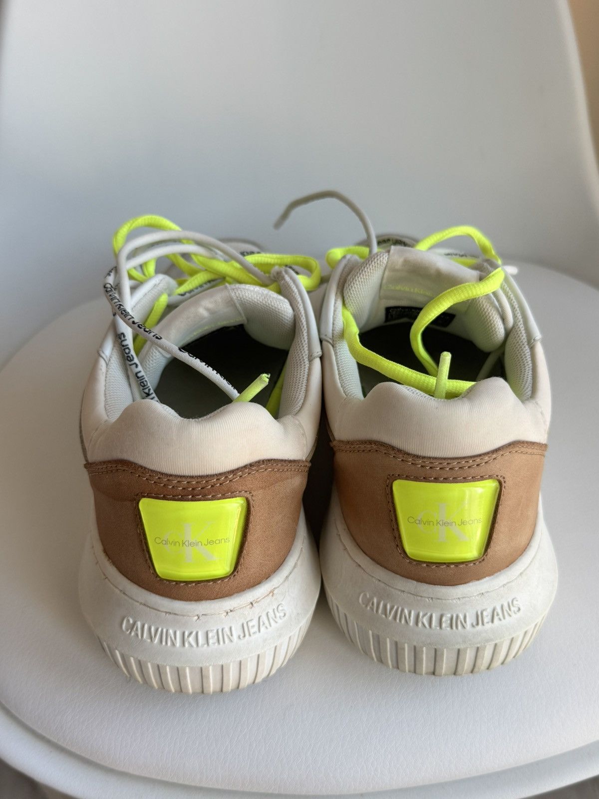 Calvin Klein Calvin Klein Jeans Chunky Cupsole Fluo Contrast Sneakers Size US 6.5 / IT 36.5 - 2 Thumbnail