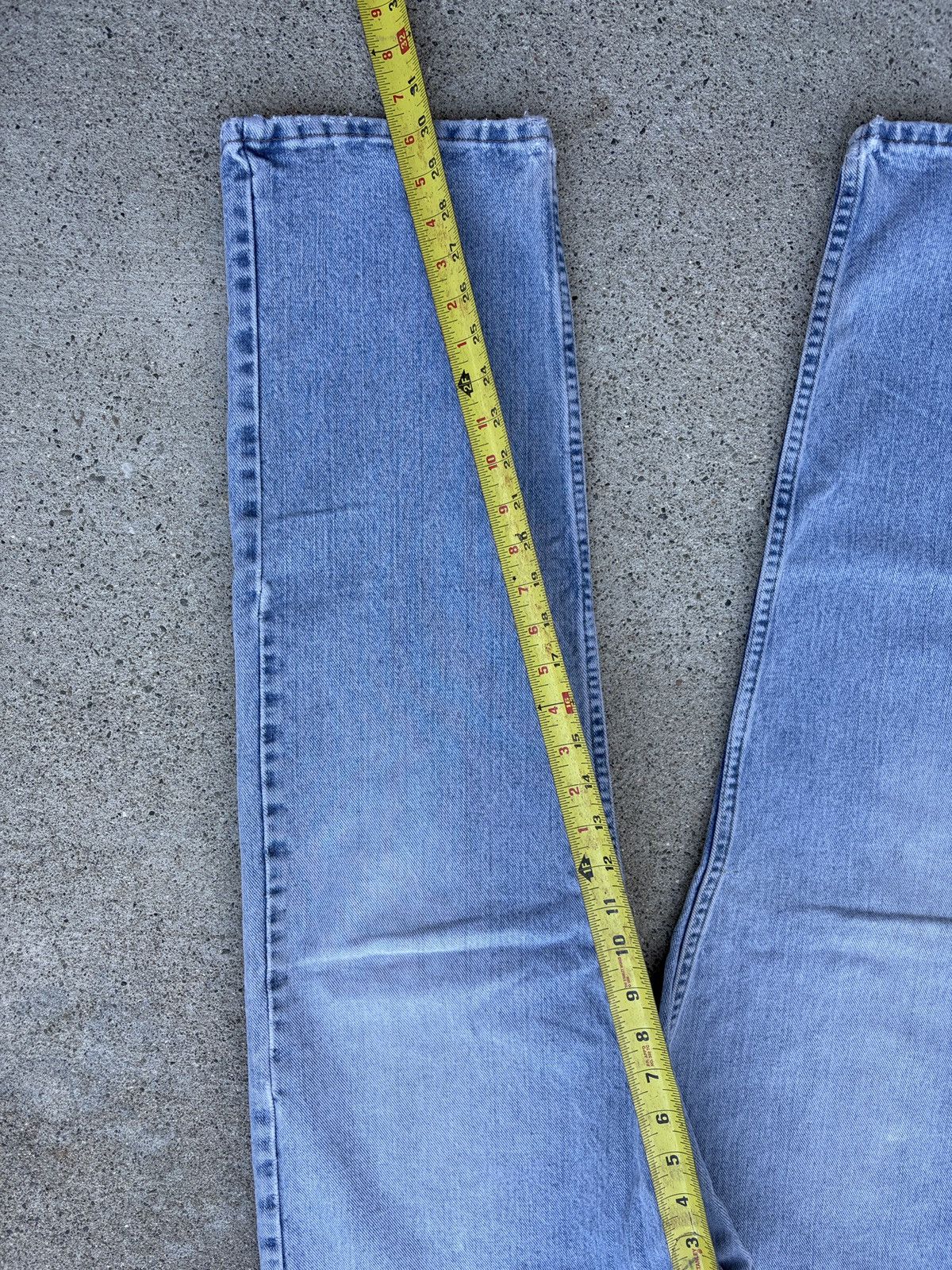 Vintage × Wrangler Vintage 1990 Wrangler Light Indigo Relaxed Fit Pants Size 34 Size US 34 / EU 50 - 6 Thumbnail