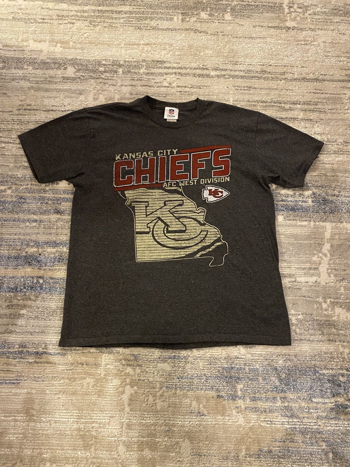 NFL NFL Kansas City Chiefs Grey Short Sleeve T-Shirt Size L Size US L / EU 52-54 / 3 - 1 Thumbnail