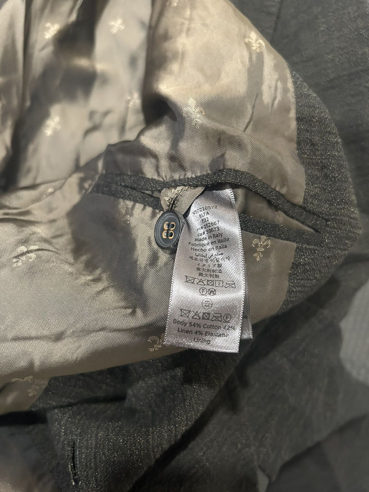 John Varvatos John Varvatos f22 Italy linen blend blazer avante garde ERD Size 54R - 6 Thumbnail