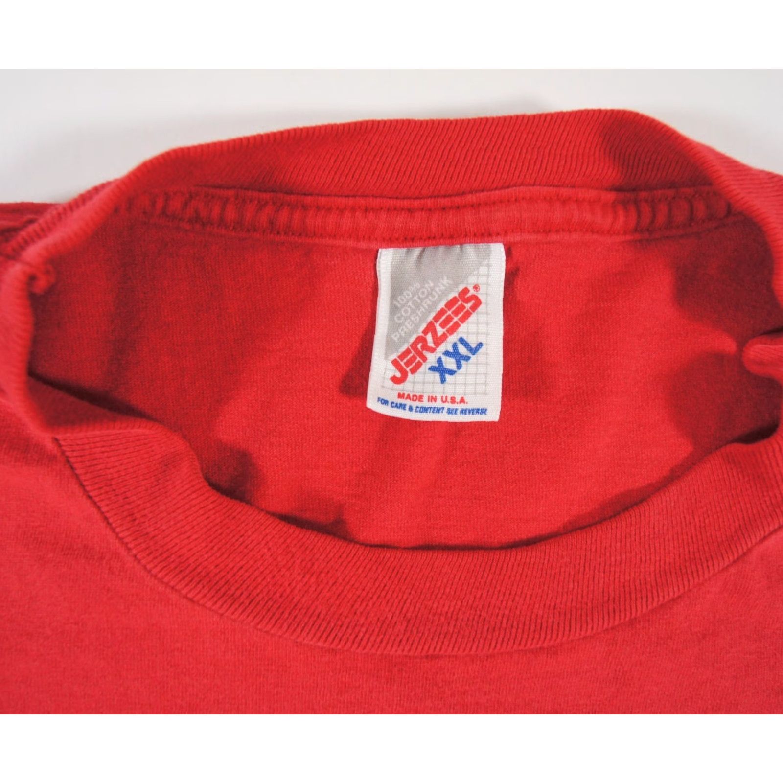 Jerzees Vintage Mercedes Car T-Shirt Men 2XL Red Short Sleeve Auto Logo Classic Automobile All Seasons Size US XXL / EU 58 / 5 - 7 Thumbnail