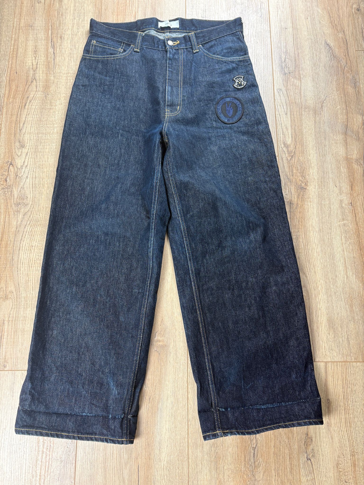 Facetasm Facetasm Wide Leg Jeans Indigo Size US 32 / EU 48 - 9 Thumbnail