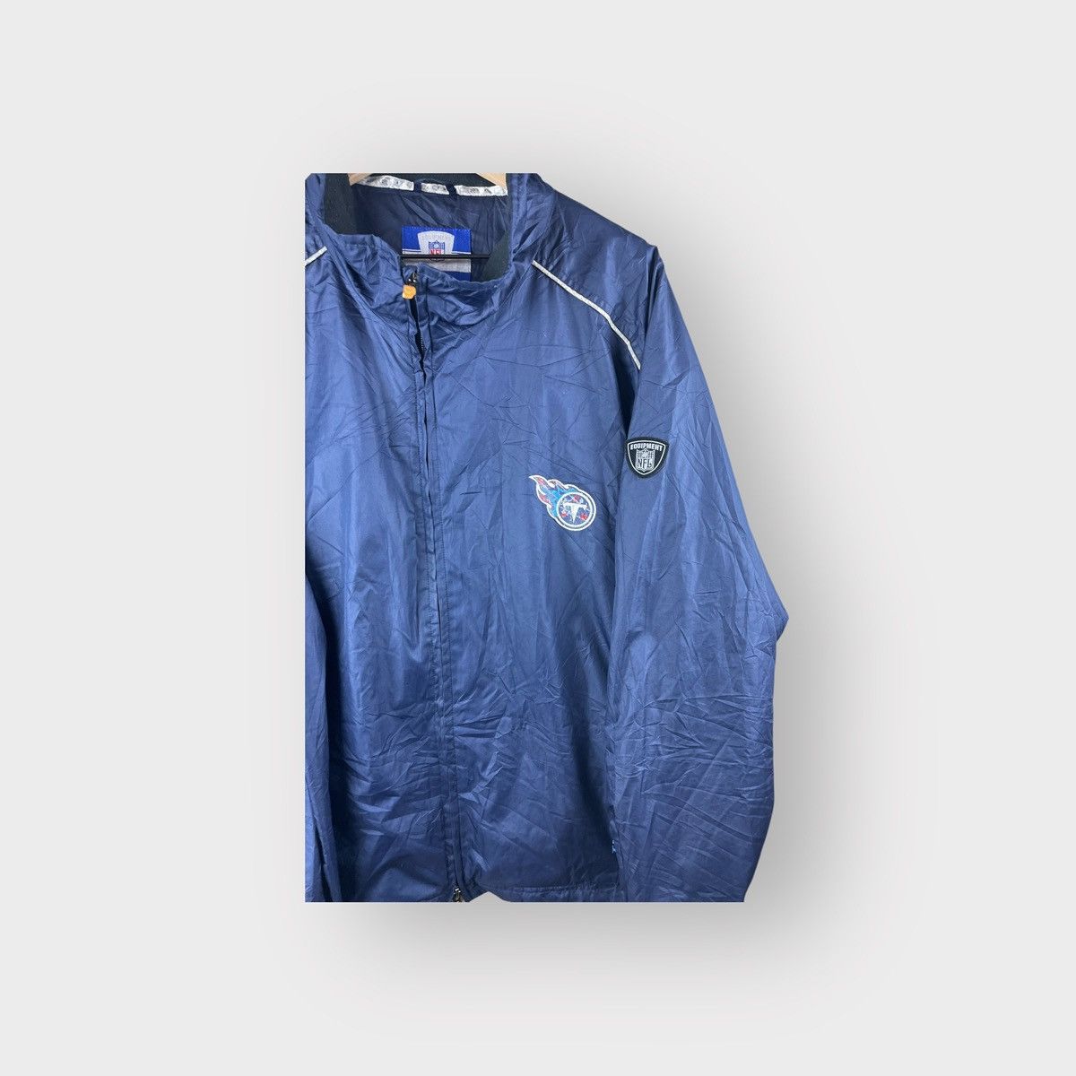 NFL × Reebok × Vintage Vintage 1990's Tennessee Titans NFL Reebok Jacket Size US L / EU 52-54 / 3 - 2 Thumbnail