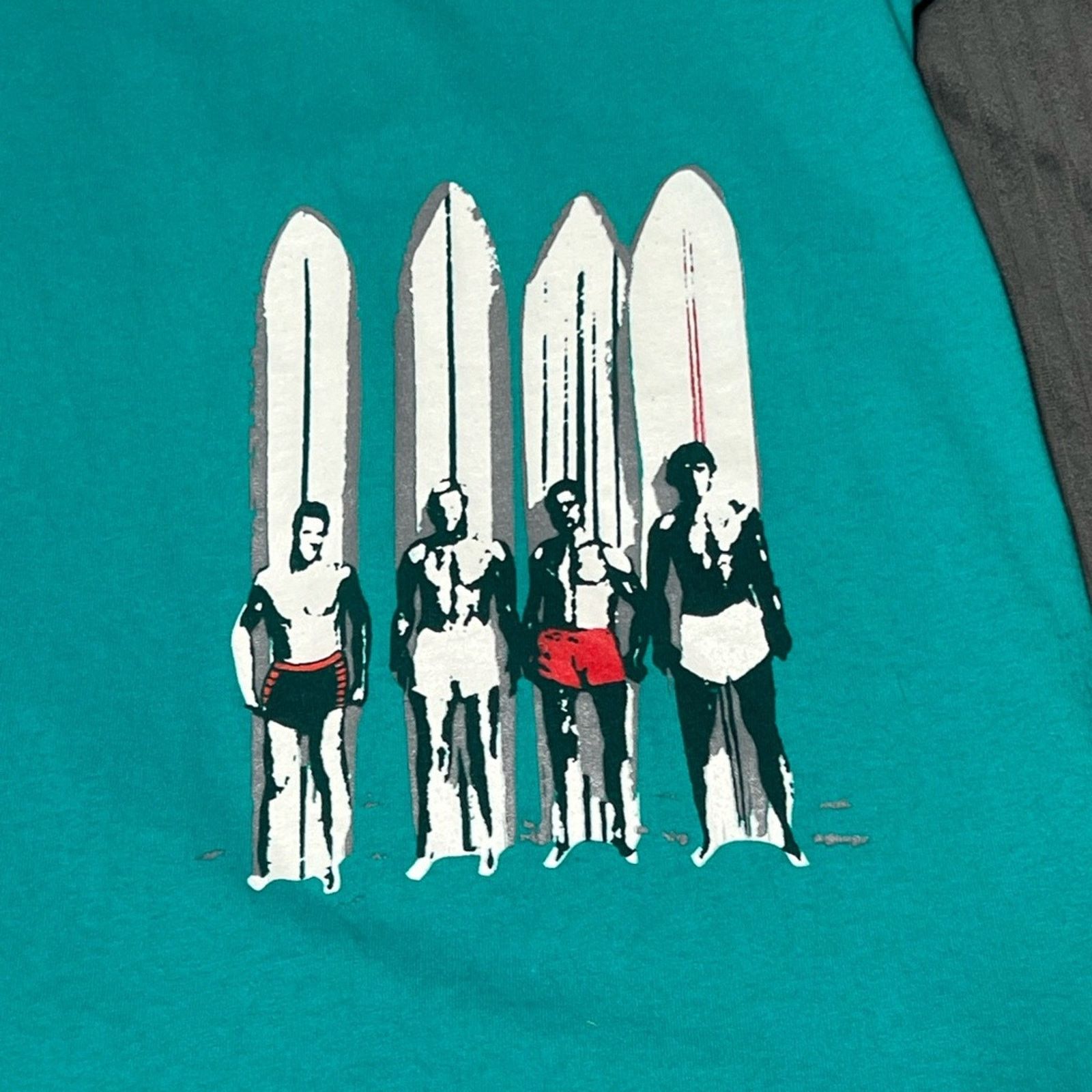 Vintage Vintage 80’s 90s Hobie All Over Print AOP Single Stitch Surf Size US L / EU 52-54 / 3 - 3 Thumbnail