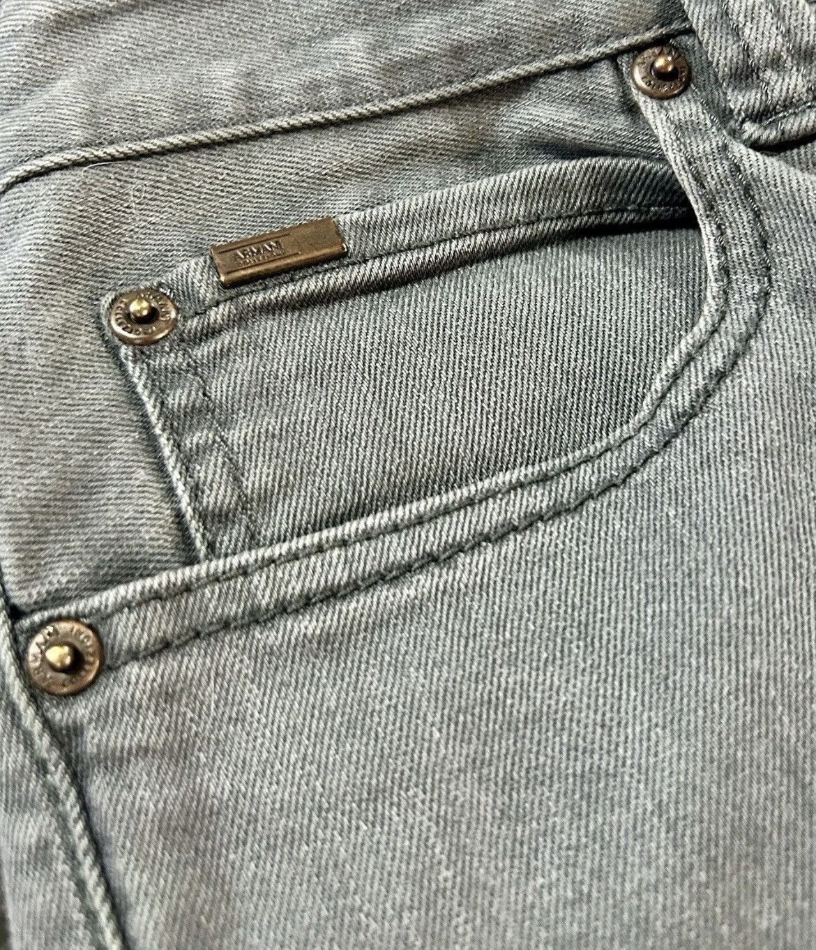 Armani Collezioni Armani Collezioni - Grey Jeans Men’s Slim Fit Denim size 31 Size US 31 - 16 Thumbnail