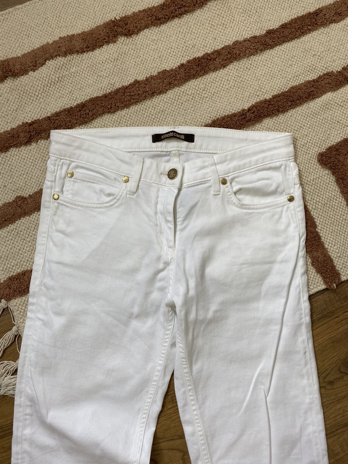 Roberto Cavalli ROBERTO CAVALLI FLARE SKINI PANTS Size 26" / US 2 / IT 38 - 4 Thumbnail