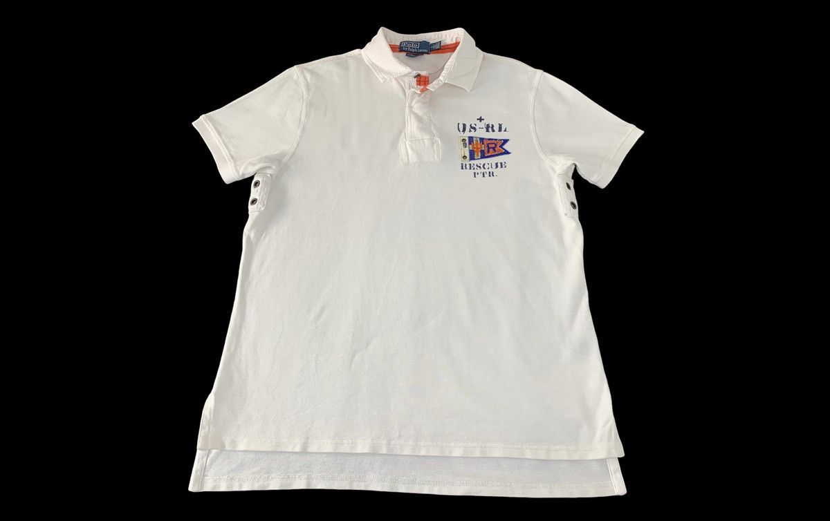Polo Ralph Lauren Vintage US Coastal Patrol RL Rescue PTR PRL Tee Size US L / EU 52-54 / 3 - 3 Thumbnail