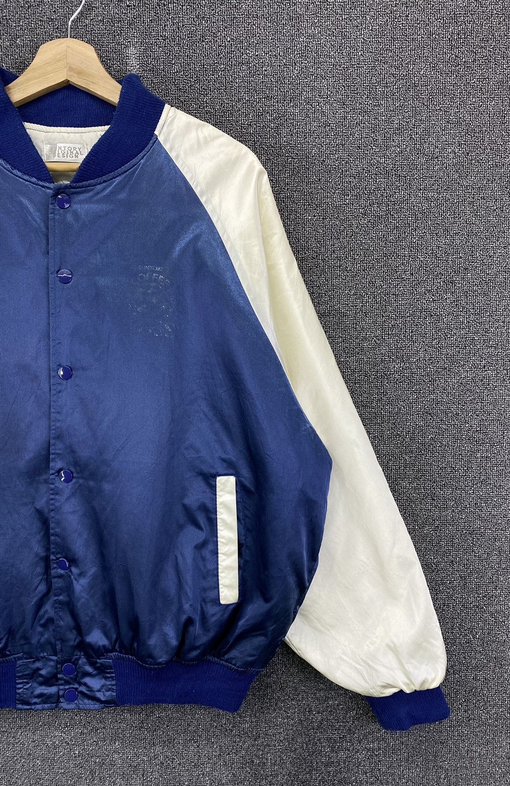 Japanese Brand Vintage Suntory Boss Coffee Logo Varsity Jacket Size US L / EU 52-54 / 3 - 8 Thumbnail