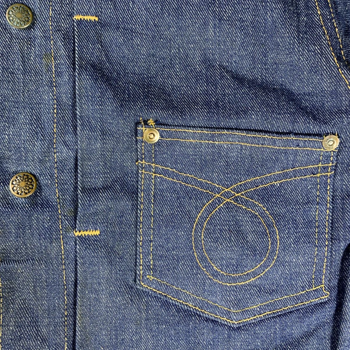 Vintage 1940s denim blue Jeans selvedge jacket with 1950s Size US M / EU 48-50 / 2 - 6 Thumbnail