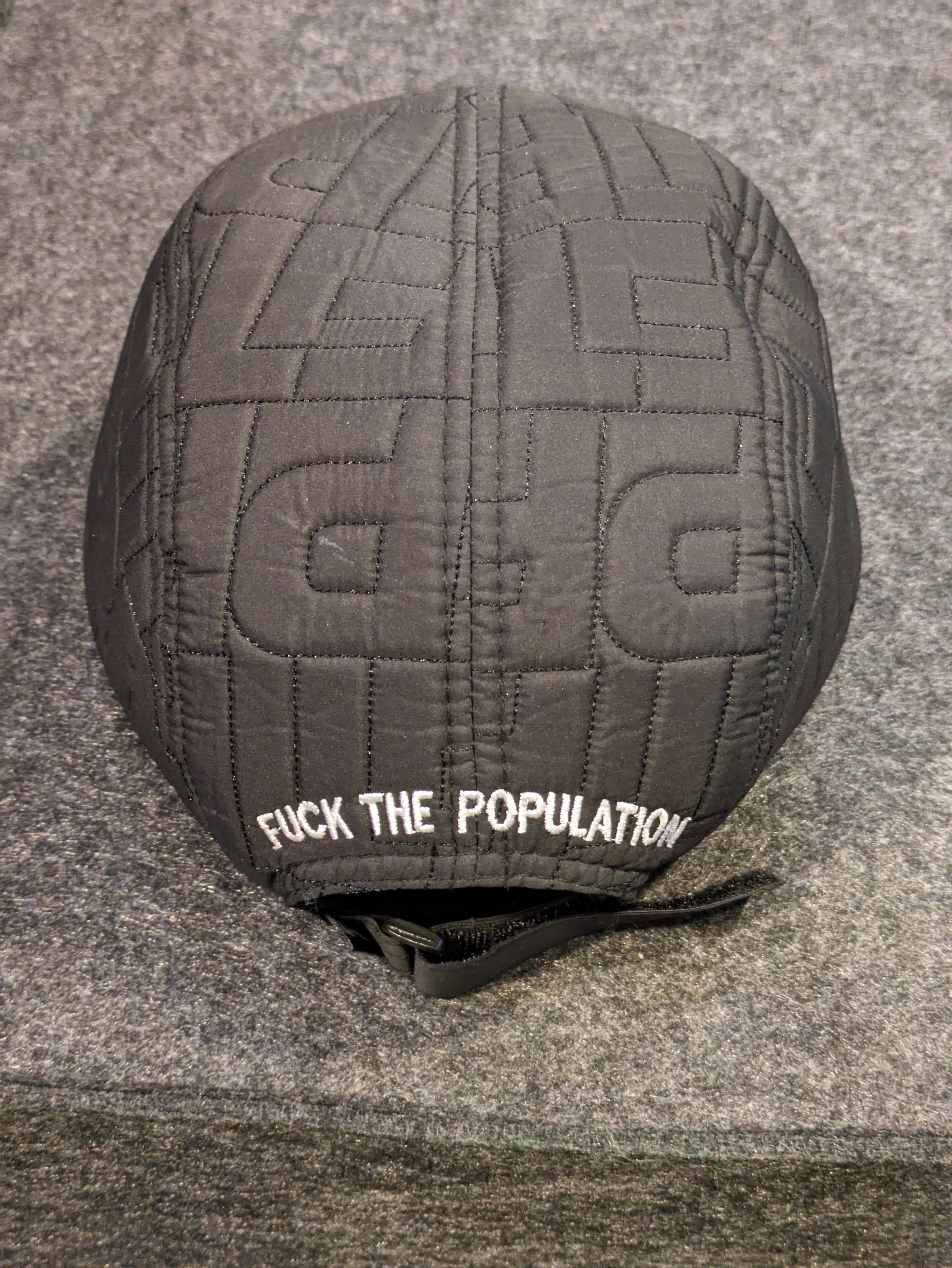 Fuck The Population FTP Quilted Puffer Cap Size ONE SIZE - 2 Thumbnail