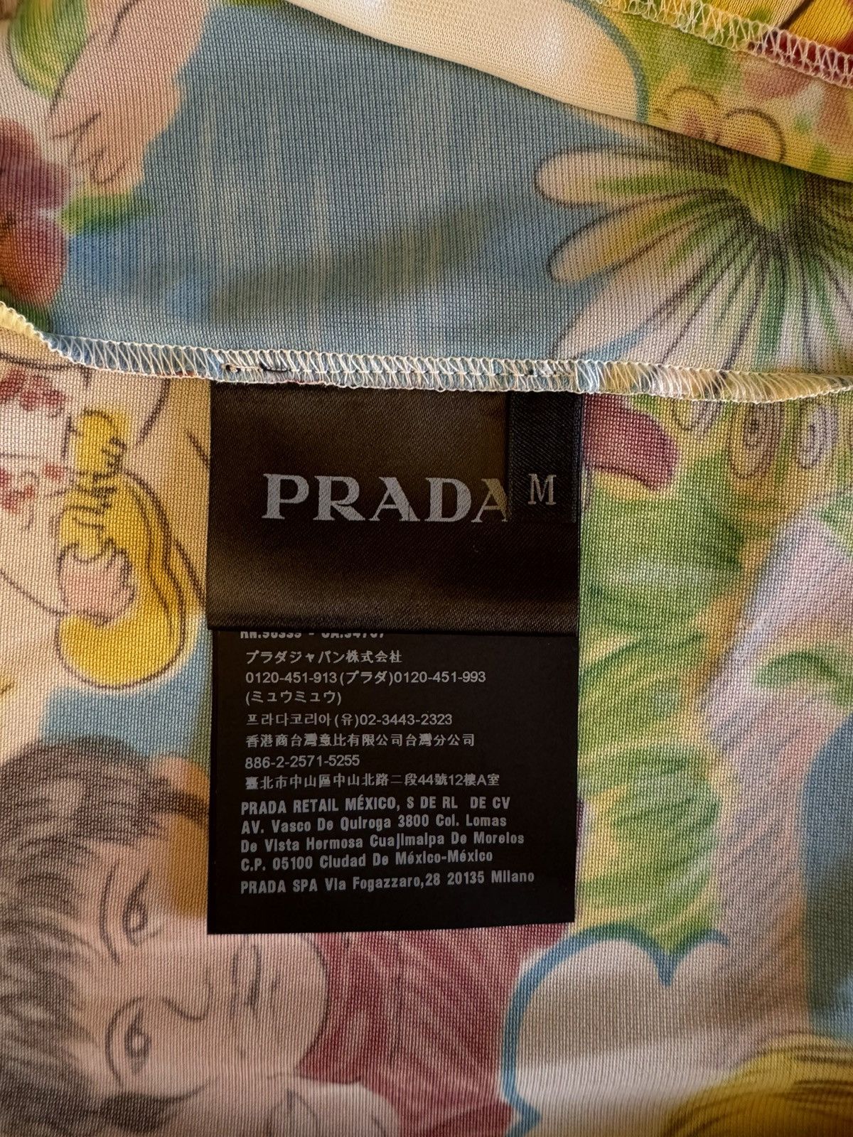 Prada PRADA print long sleeve shirt SS19 Size US M / EU 48-50 / 2 - 9 Thumbnail